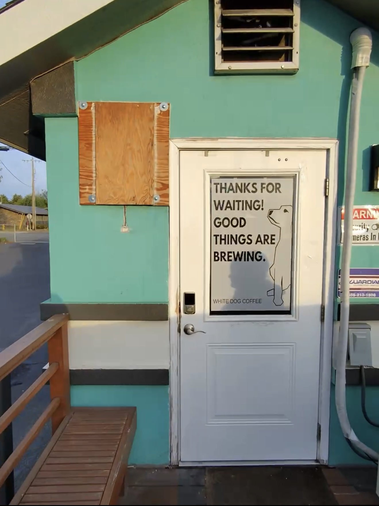 White Dog Coffee Company storefront in Spokane